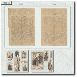 1899 N°7 Sewing patterns A3...