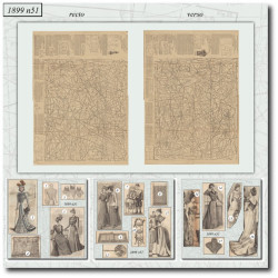 1899 N°51 Sewing patterns...