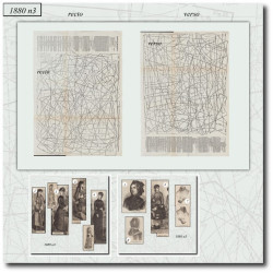 1880 N°3 Sewing patterns A3...