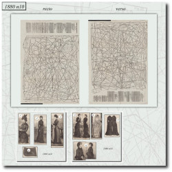 1880 N°10 Sewing patterns...
