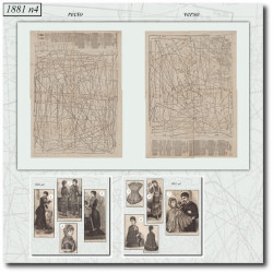1881 N°4 Sewing patterns A3...