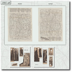 1881 N°8 Sewing patterns A3...