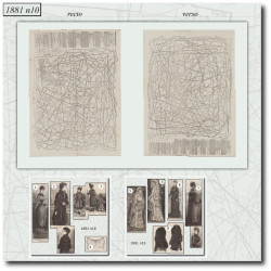 1881 N°10 Sewing patterns...