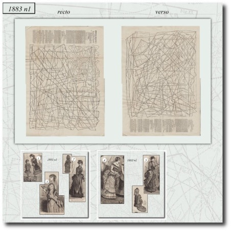 Patrons de couture de 1883 1