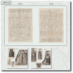 1883 N°5 Sewing patterns A3...
