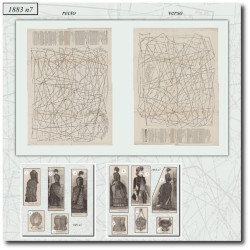 1883 N°7 Sewing patterns A3...