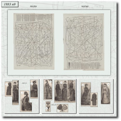 1883 N°09 Sewing patterns...