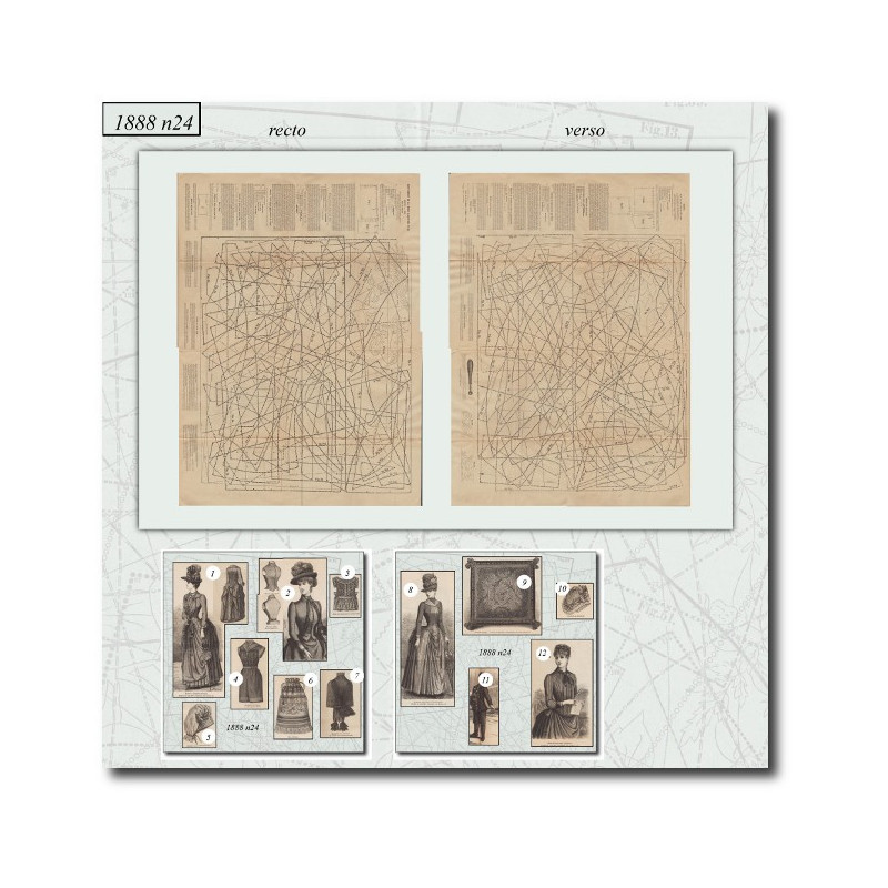 Patrons de couture de 1888 24